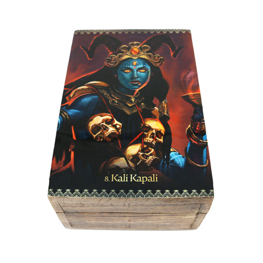 Kali Kapali Wooden Storage Box (4" x 6")