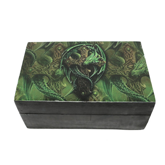 Celtic Cross Wooden Storage Box (4" x 6")