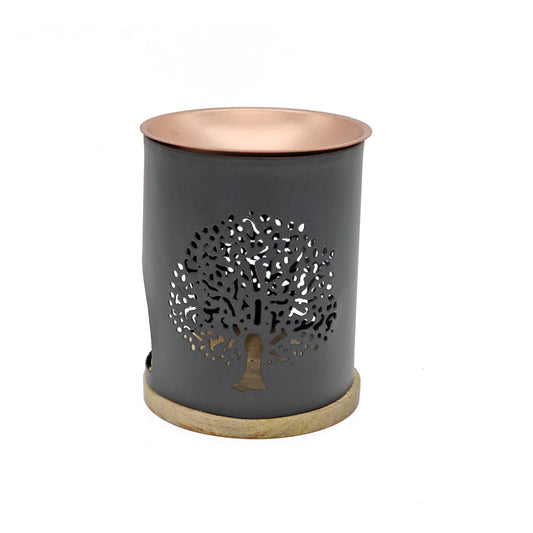 Tree of Life Metal Oil Burner