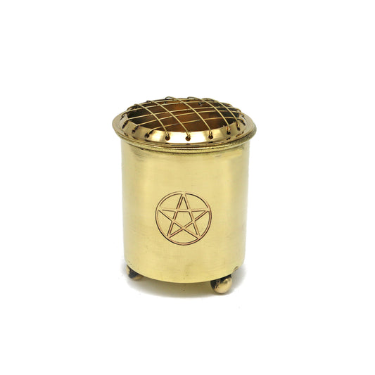 Pentagram Brass Burner with Mesh