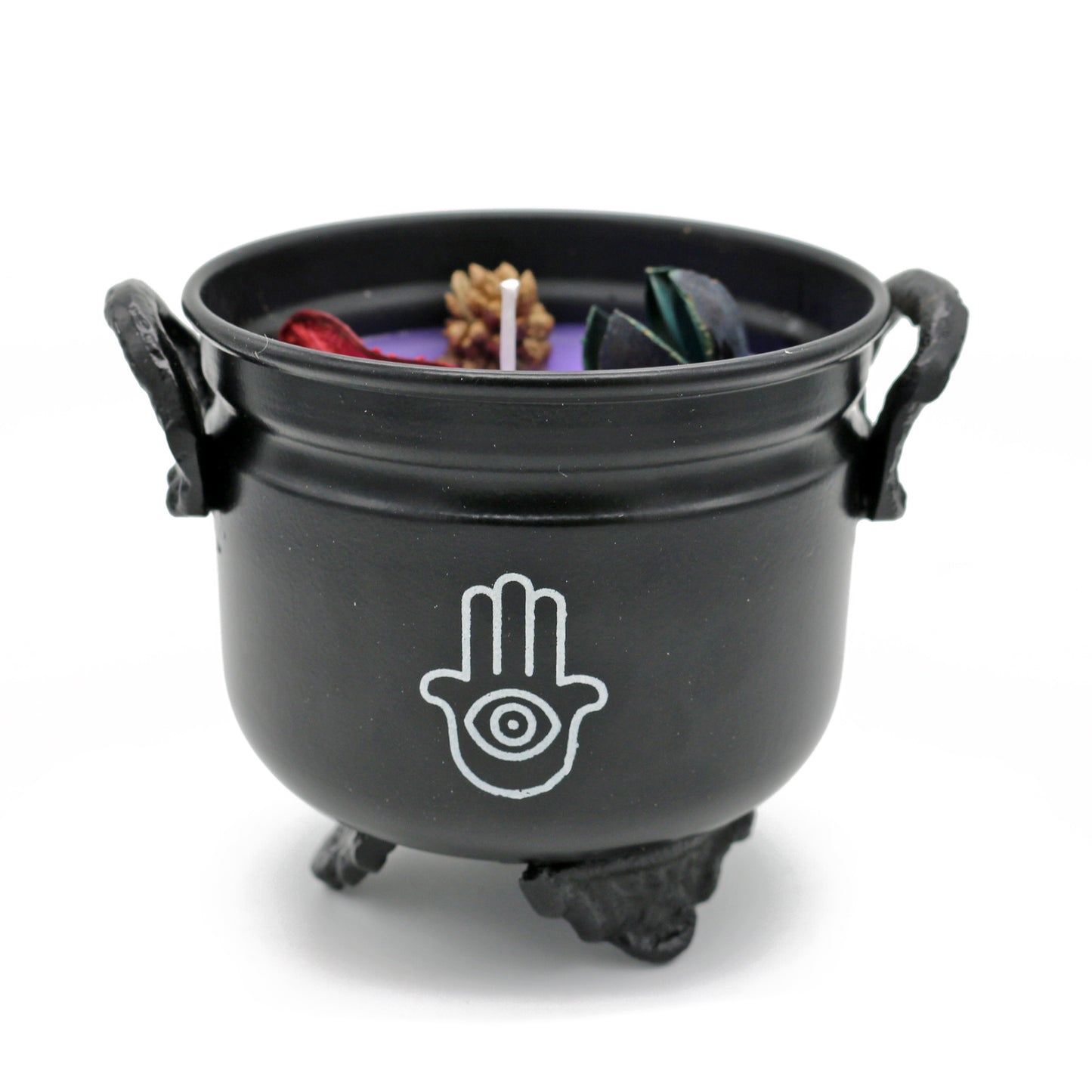 Lavender Hamsa Cauldron Candle (11.5 OZ)