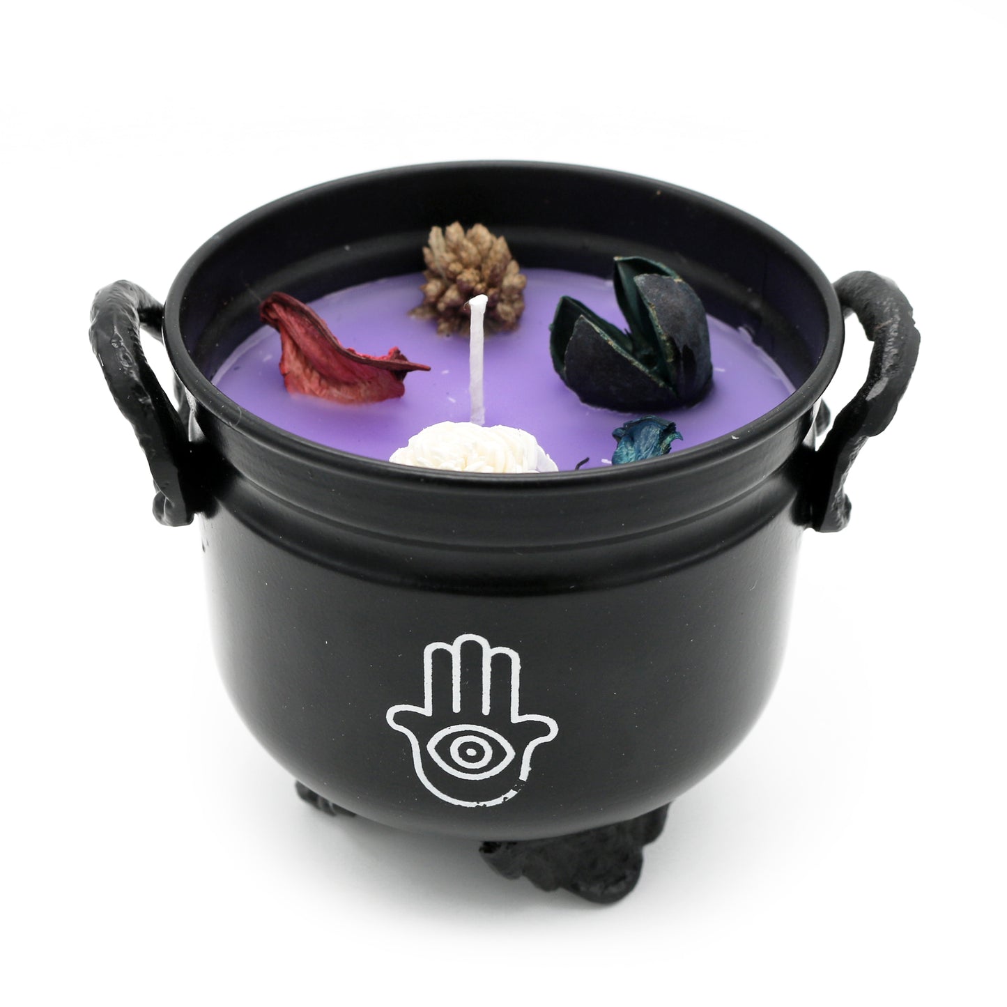 Lavender Hamsa Cauldron Candle (11.5 OZ)