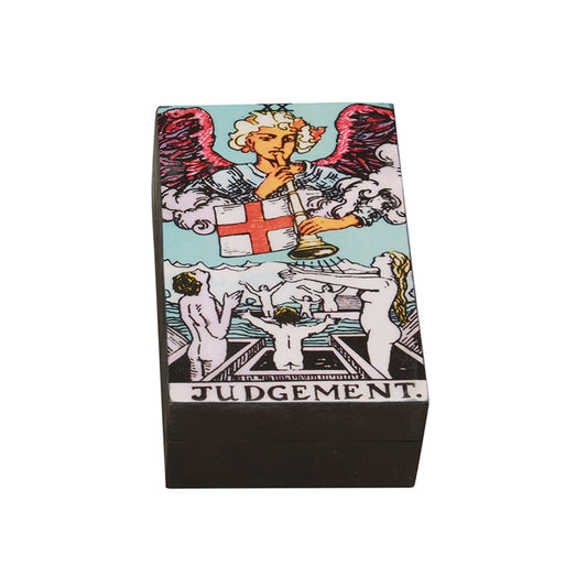 Judgement Tarot Card Wooden Box (4" x 6")