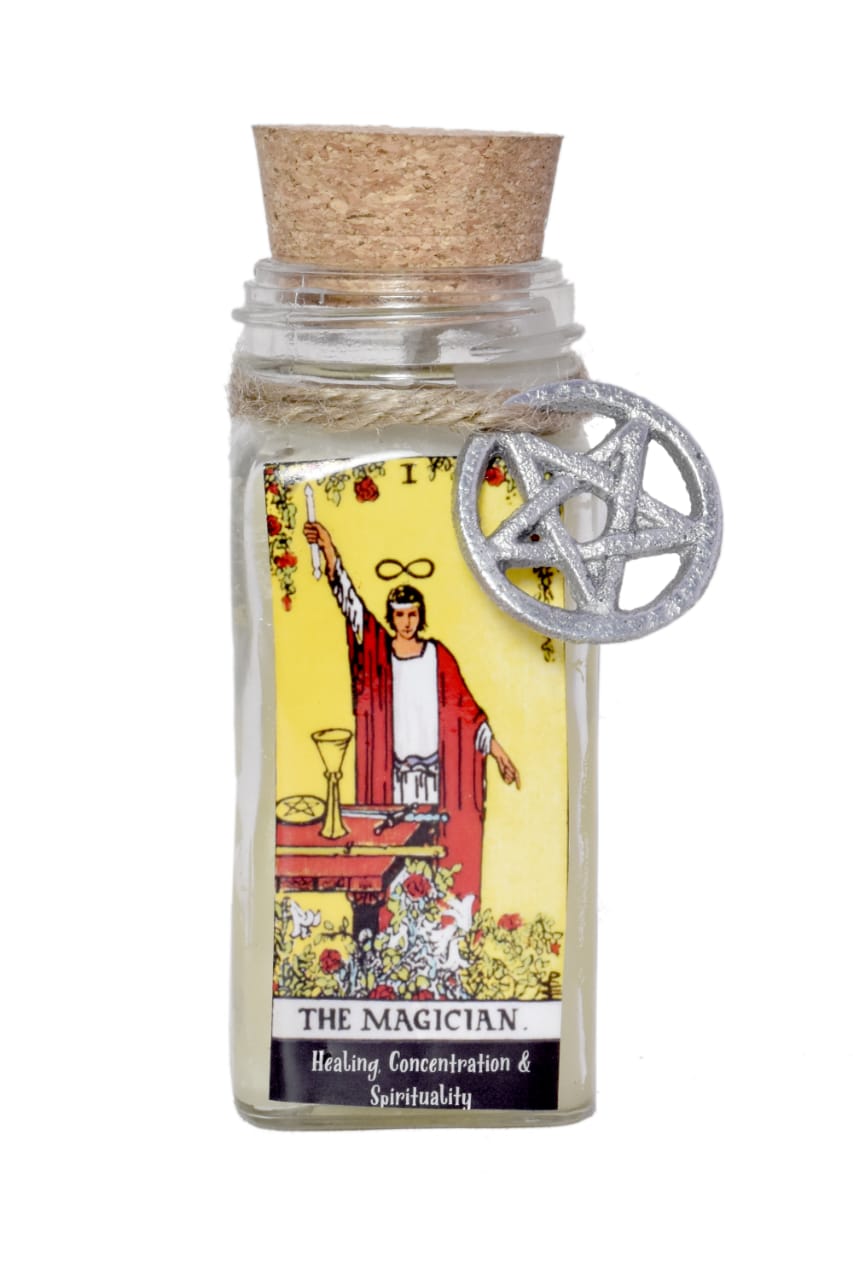 The Magician Tarot Card Smudge Candle (6 OZ)