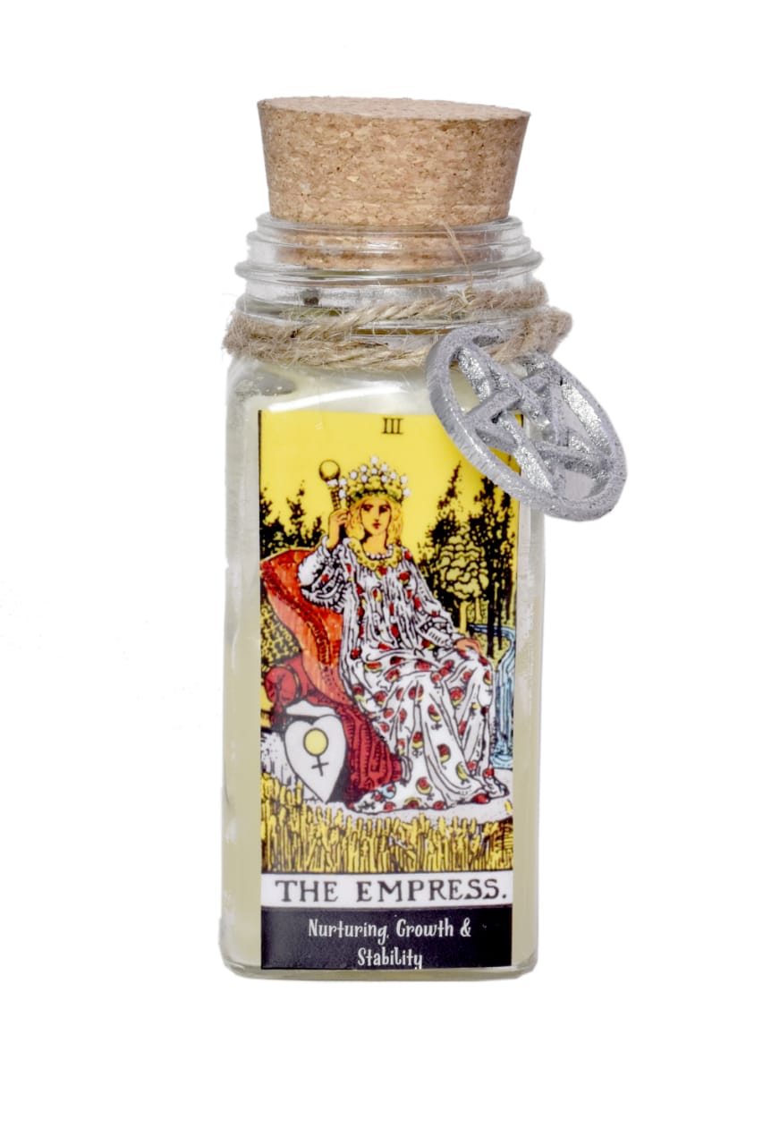 The Empress Tarot Card Smudge Candle (6 OZ)