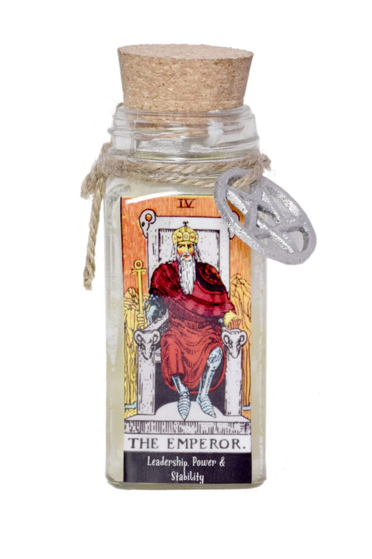 The Empreror Tarot Card Smudge Candle (6 OZ)