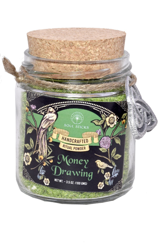 Money Drawing Ritual Powder Jar (3.5 OZ)