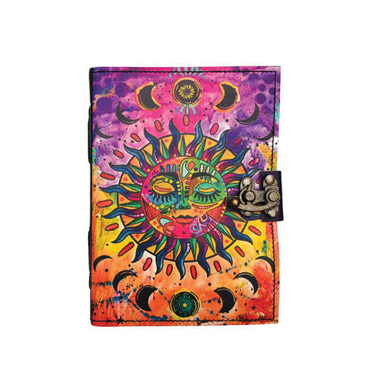 Sun Splash Blank Genuine Leather Journal