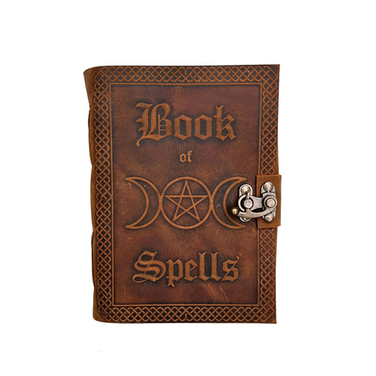 Book of Spells Blank Genuine Leather Journal