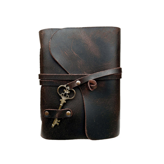 Book of Secrets Blank Genuine Leather Journal