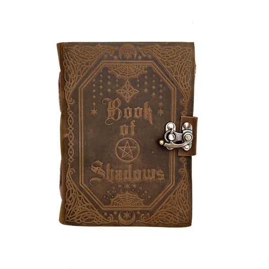 Book of Shadows Blank Genuine Leather Journal