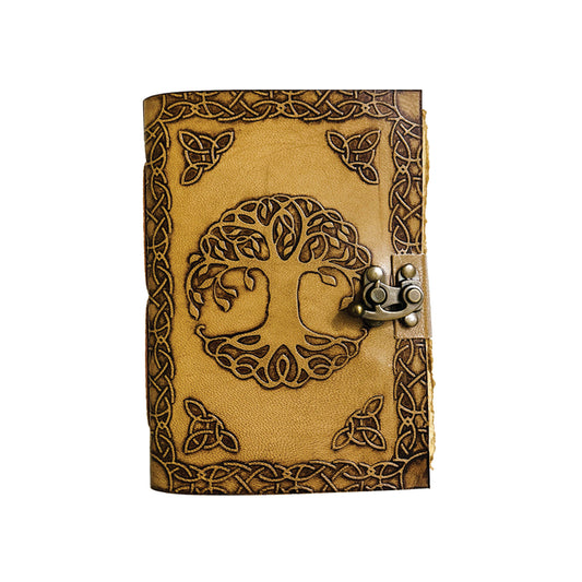 Spiritual Roots Blank Genuine Leather Journal