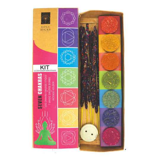 Soul Sticks, 7 Chakras Smudge Kit