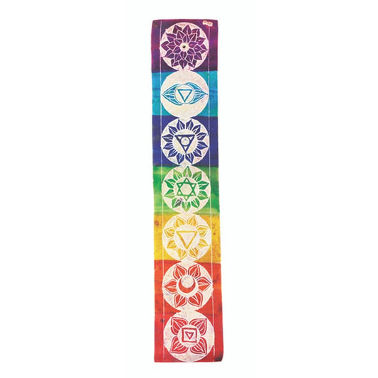 11" Seven Chakras Hand-Carved Soapstone Incense Ash Catcher