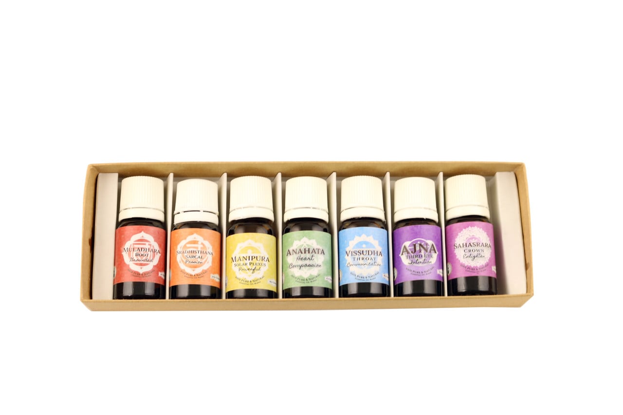 7 Chakras Essential Oils Set