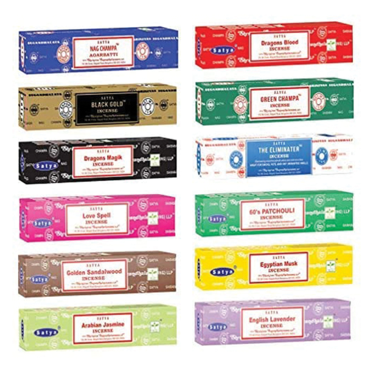 Satya, Assorted Incense Sticks (12 PK)