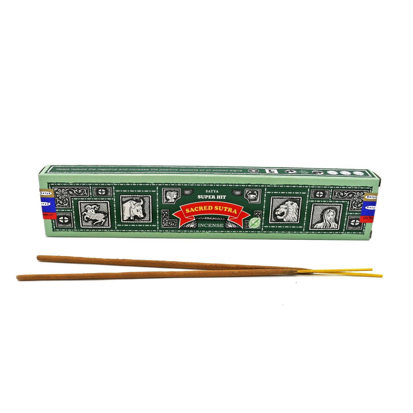 Satya: Super Hit, 15 G Sacred Yutra Incense Sticks (12 PK BOX)