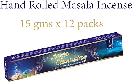 Soul Sticks, 15 G Aura Cleansing Natural Masala Incense Sticks (12 PK BOX)