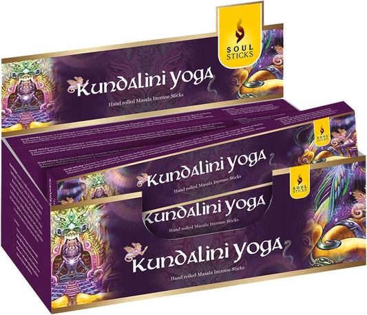 Soul Sticks, 15 G Kundalini Yoga Natural Masala Incense Sticks (12 PK BOX)