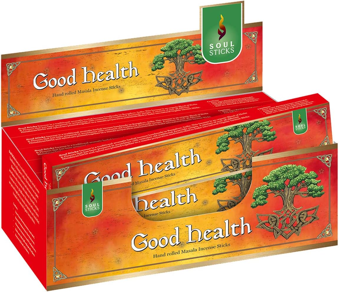 Soul Sticks, 15 G Good Health Natural Masala Incense Sticks (12 PK BOX)