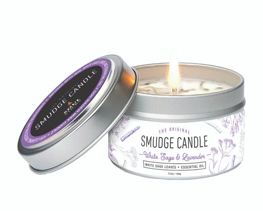 Soul Sticks, White Sage & Lavender Smudge Candle (3.5 OZ)