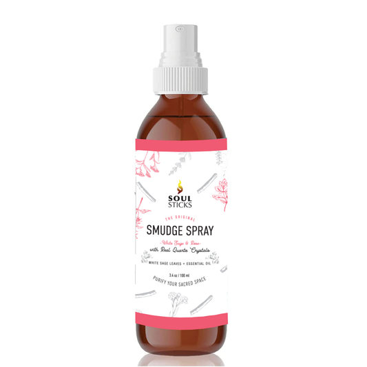 Soul Sticks, White Sage & Rose Smudge Spray (3.5 OZ)