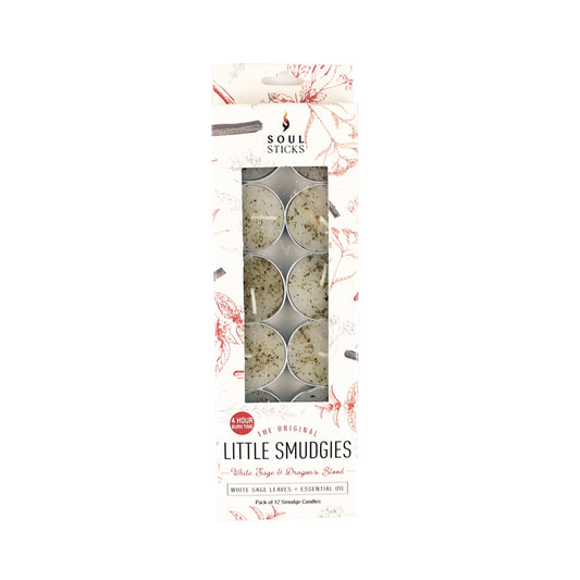 Soul Sticks, 'Little Smudgies' White Sage & Dragon's Blood Smudge Candles Pack