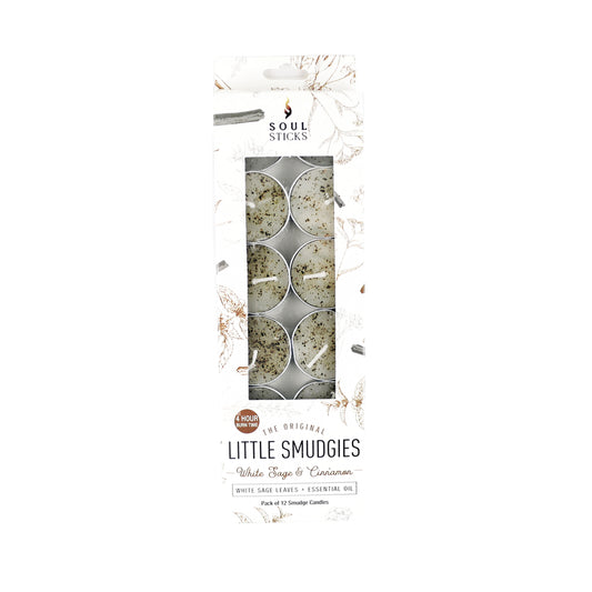 Soul Sticks, 'Little Smudgies' White Sage & Cinnamon Smudge Candles Pack