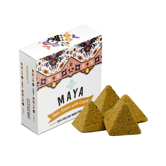 MAYA, Palo Santo & Copal Incense Pyramids (4 PK)