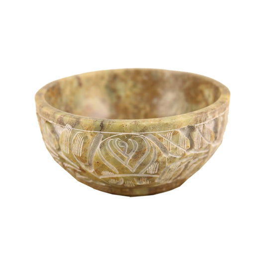 Hand-Carved Soapstone Smudge Bowl