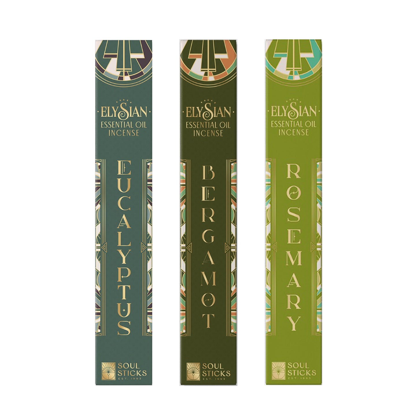 Elysian, Green Essence Essential Oil Incense Sticks (3 PK)