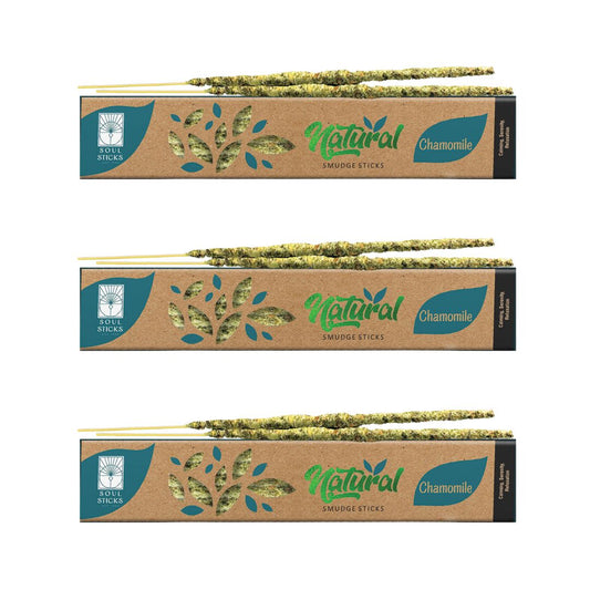 Soul Sticks, 15 G Chamomile Natural Smudge Sticks (3 PK)