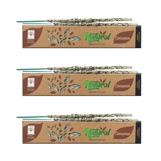 Soul Sticks, 15 G Cinnamon Natural Smudge Sticks (3 PK)