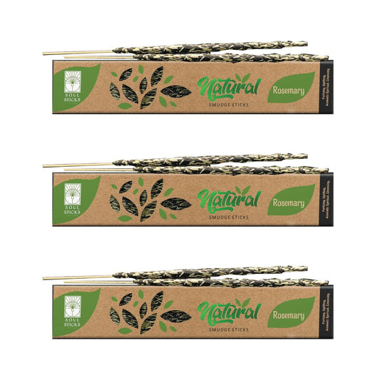 Soul Sticks, 15 G Rosemary Natural Smudge Sticks (3 PK)