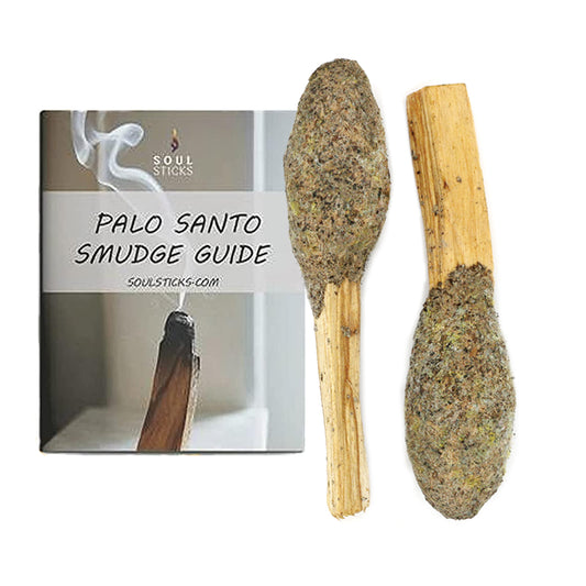 Rosemary Sage Palo Santo Pops Duo with Smudge Guide