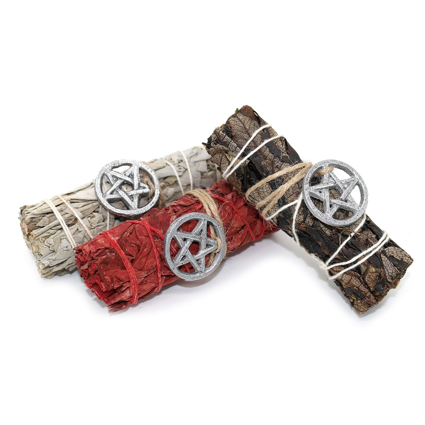 Pentacle Charm Sage Variety Pack with Smudge Guide (3 PK)