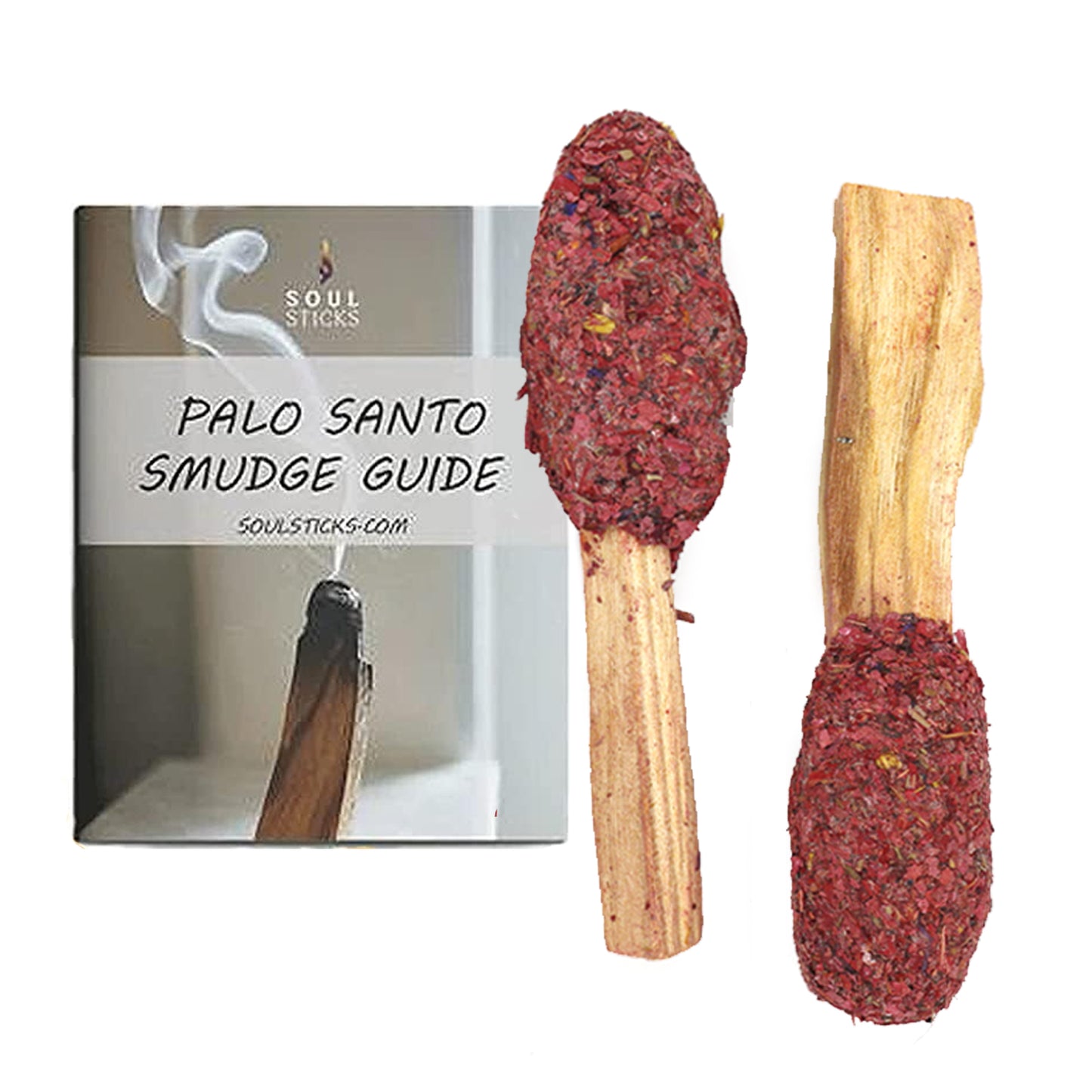 Dragon's Blood Sage Palo Santo Pops Duo with Smudge Guide