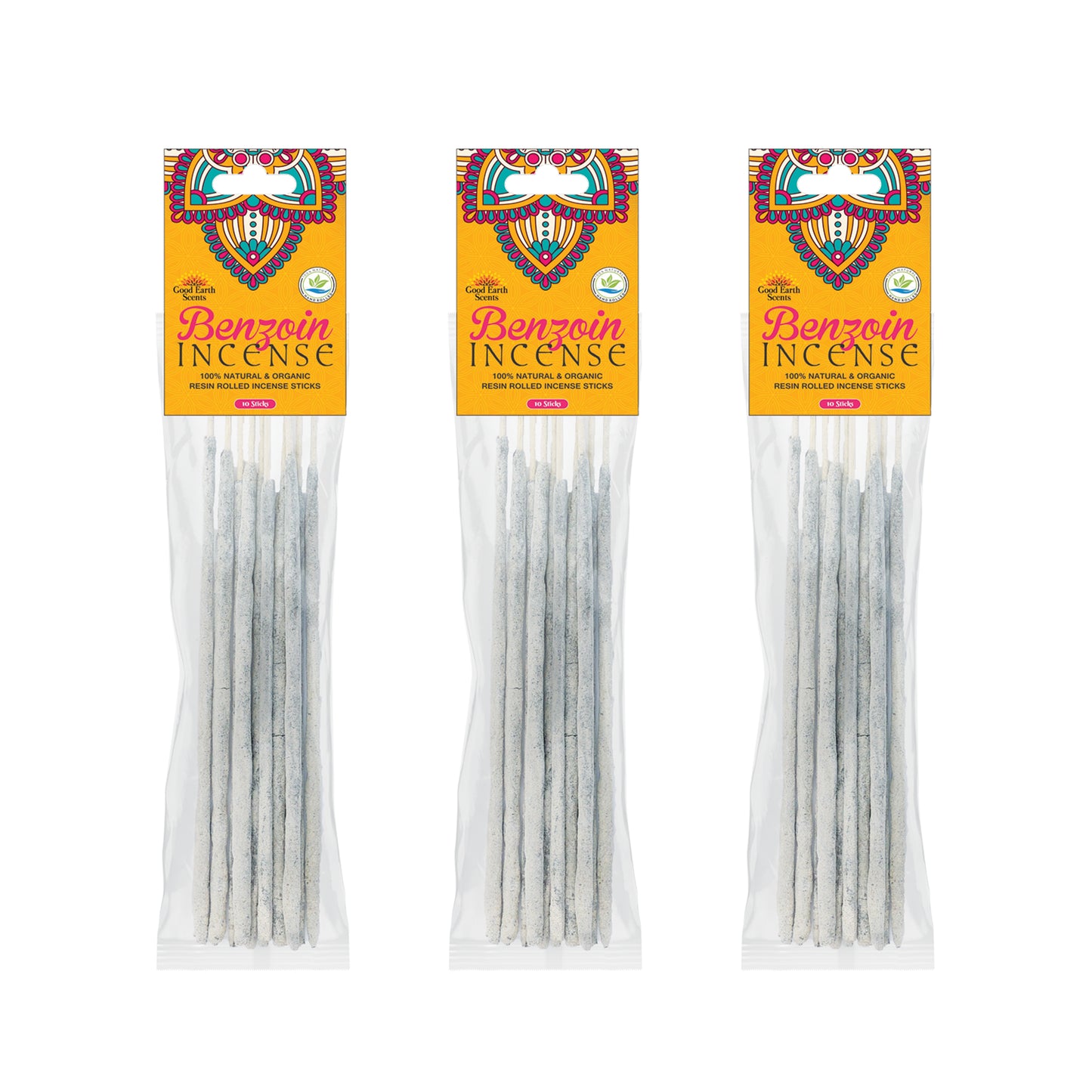 Natural Resin Rolled Incense Sticks (3 PK)