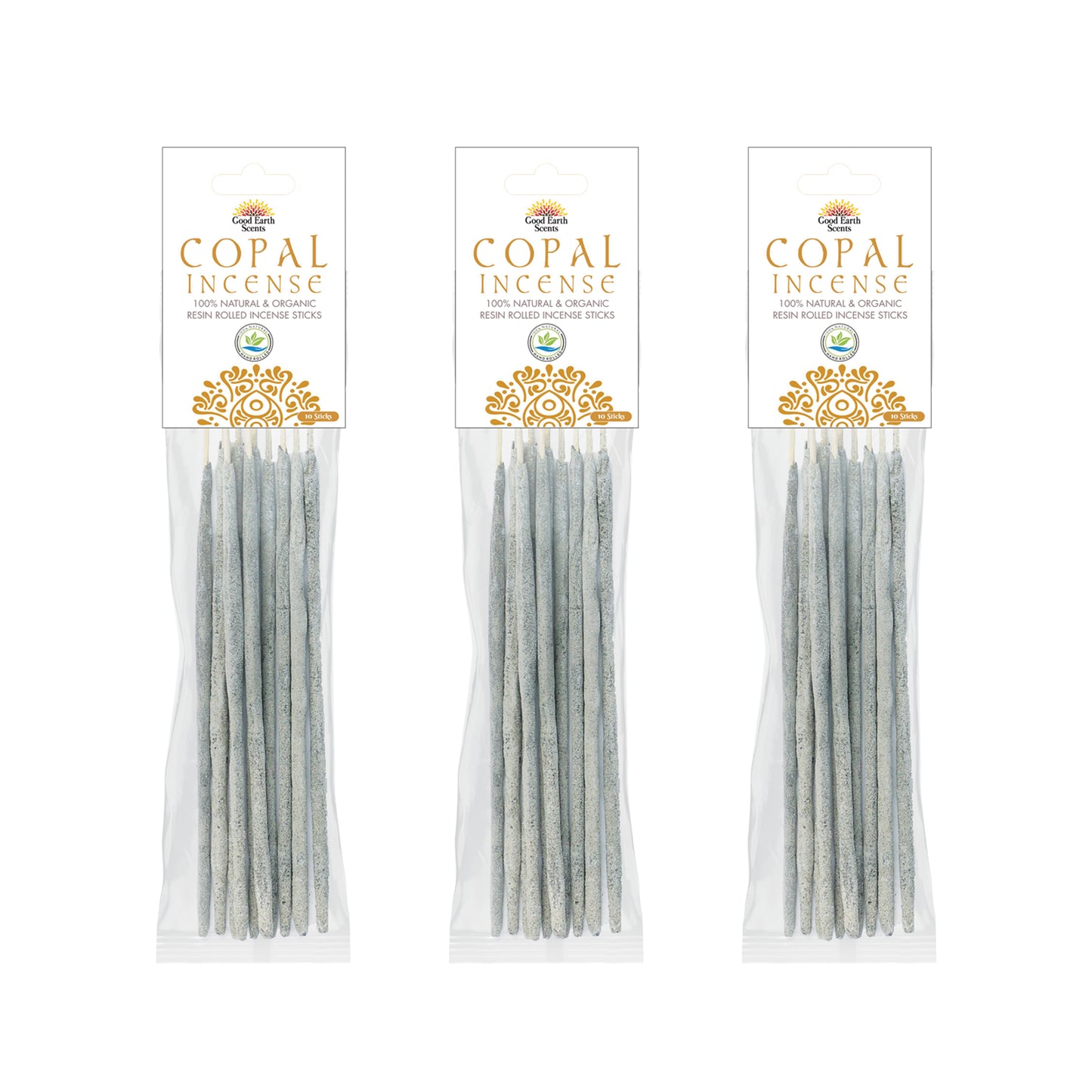 Natural Resin Rolled Incense Sticks (3 PK)