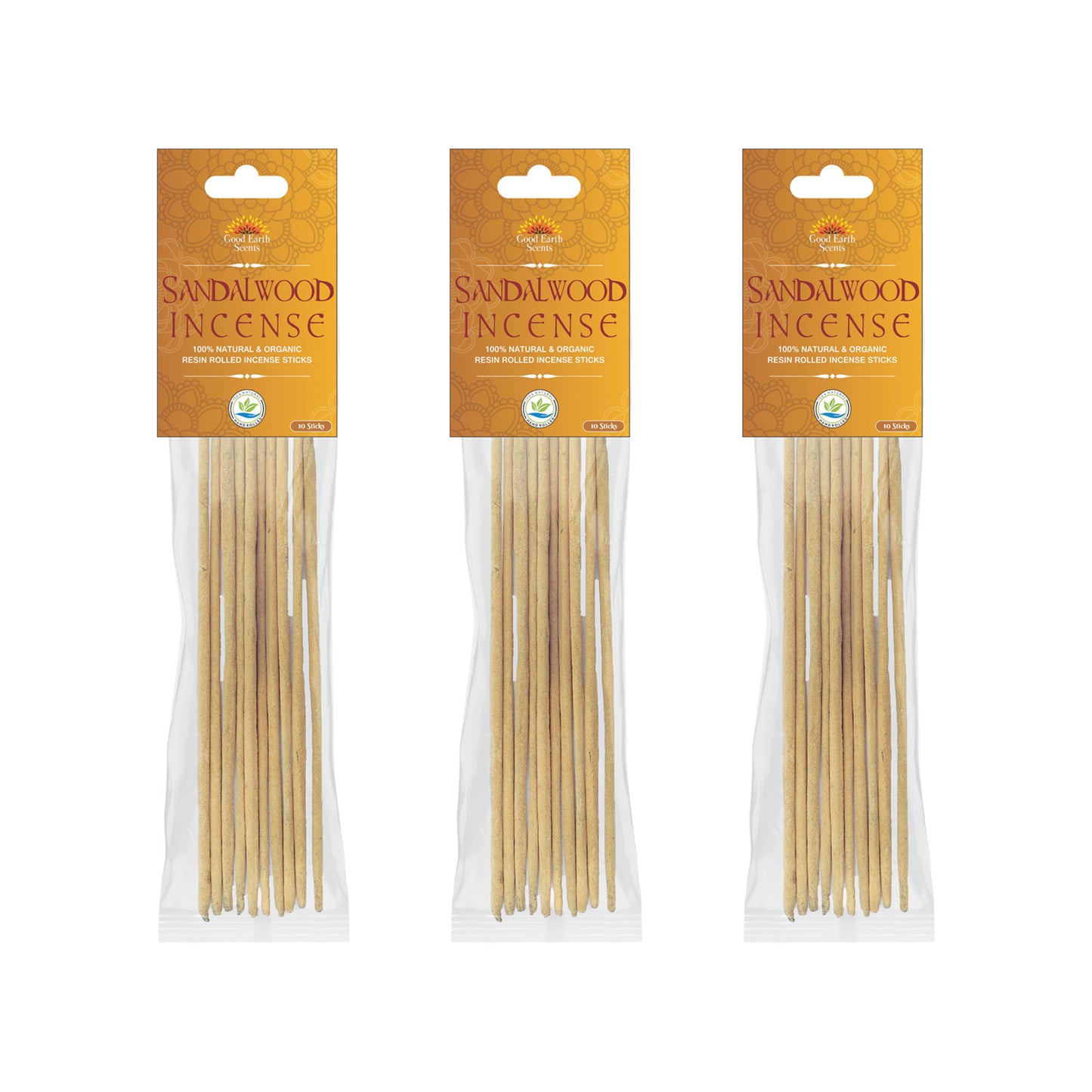 Natural Resin Rolled Incense Sticks (3 PK)