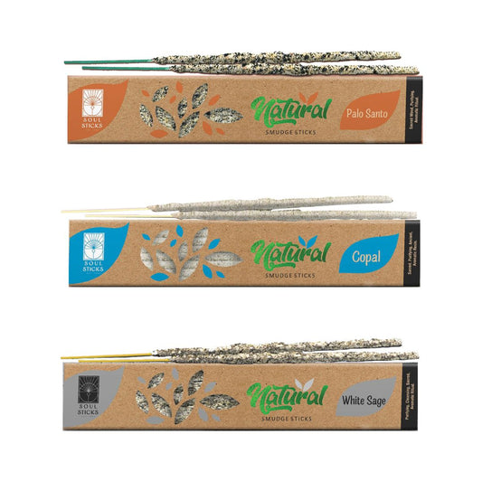 Soul Sticks, Variety Natural Smudge Sticks (3 PK)