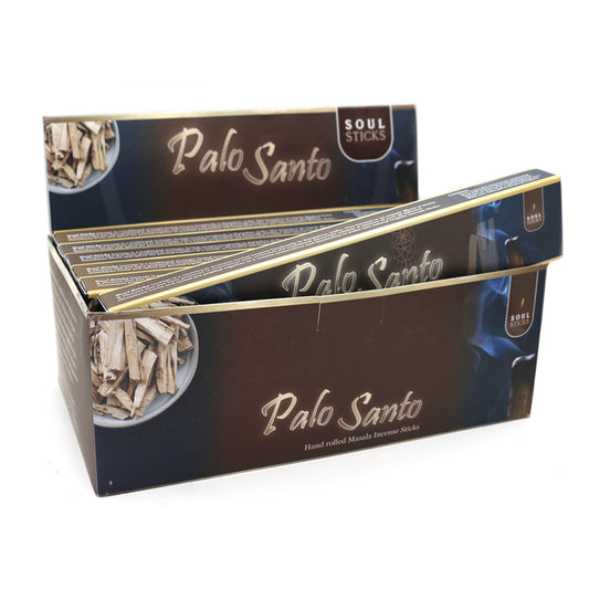 Soul Sticks, 15 G Palo Santo Natural Masala Incense Sticks (12 PK BOX)