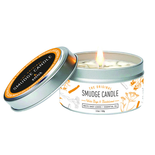 Soul Sticks, White Sage & Sandalwood Smudge Candle (3.5 OZ)