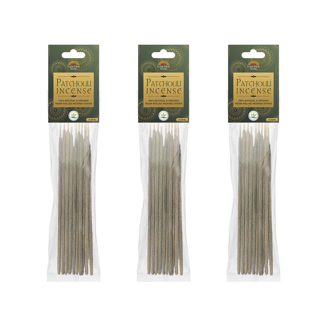 Natural Resin Rolled Incense Sticks (3 PK)