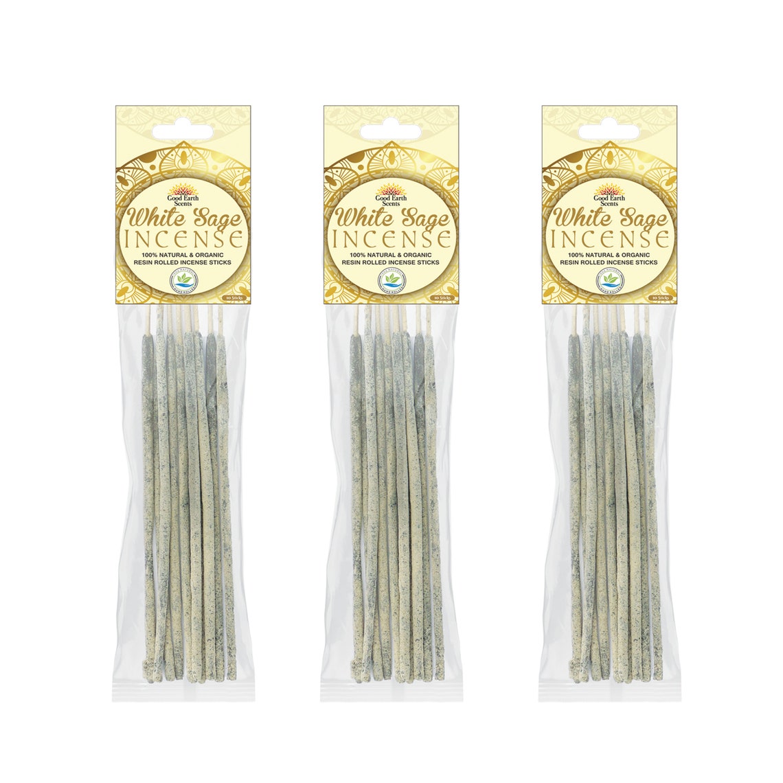 Natural Resin Rolled Incense Sticks (3 PK)