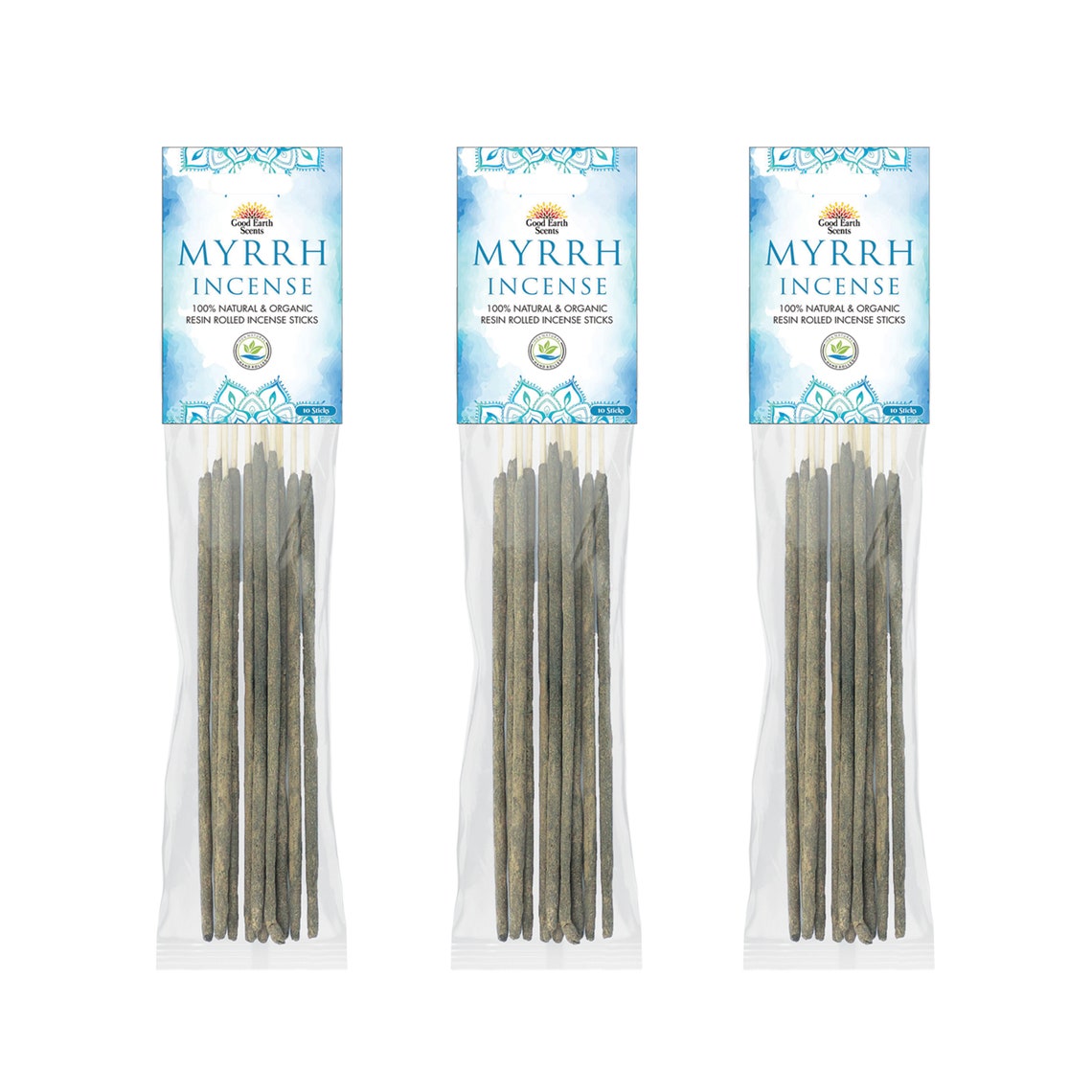 Natural Resin Rolled Incense Sticks (3 PK)