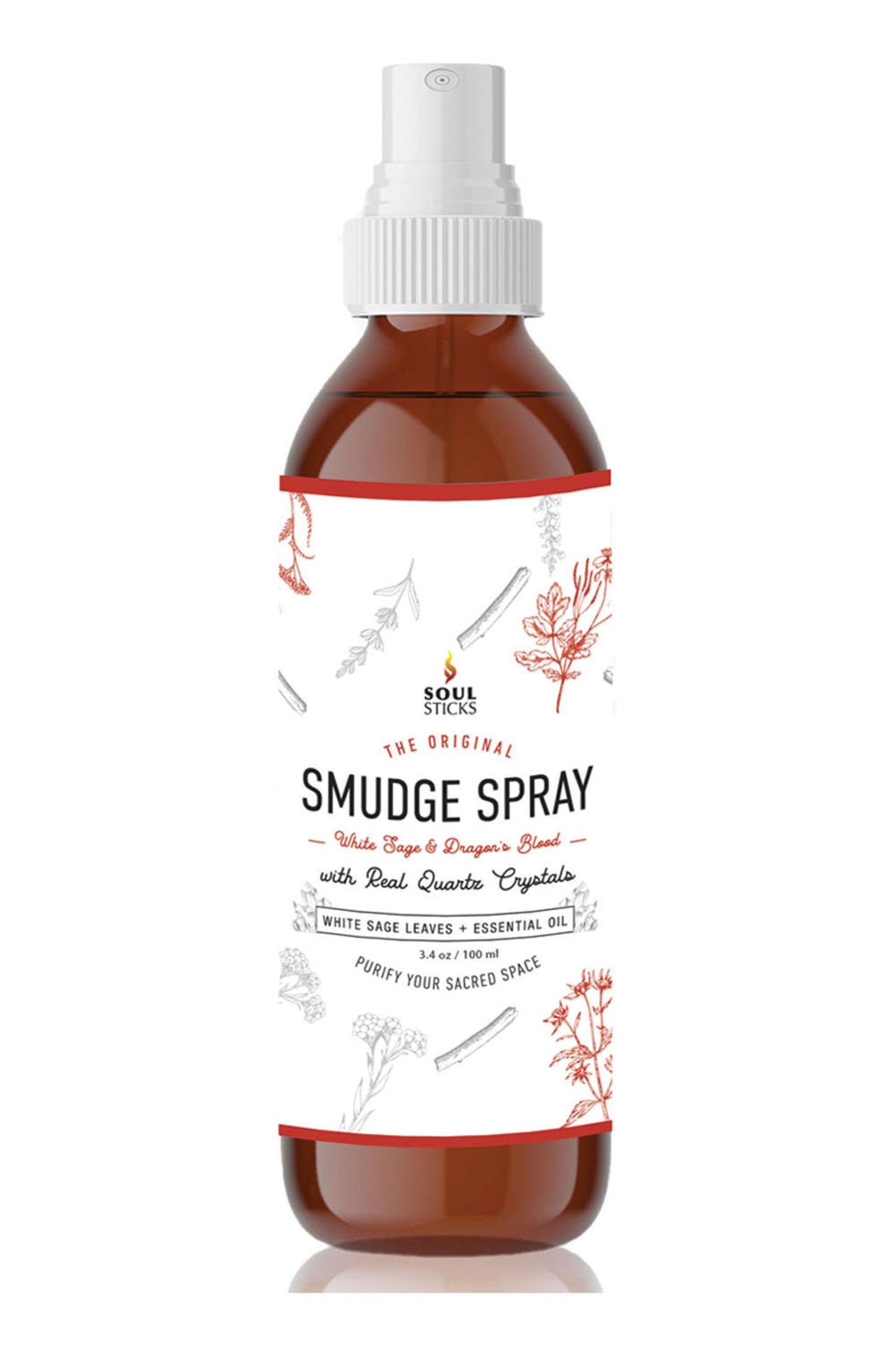 Soul Sticks, White Sage & Dragon's Blood Smudge Spray (3.5 OZ)