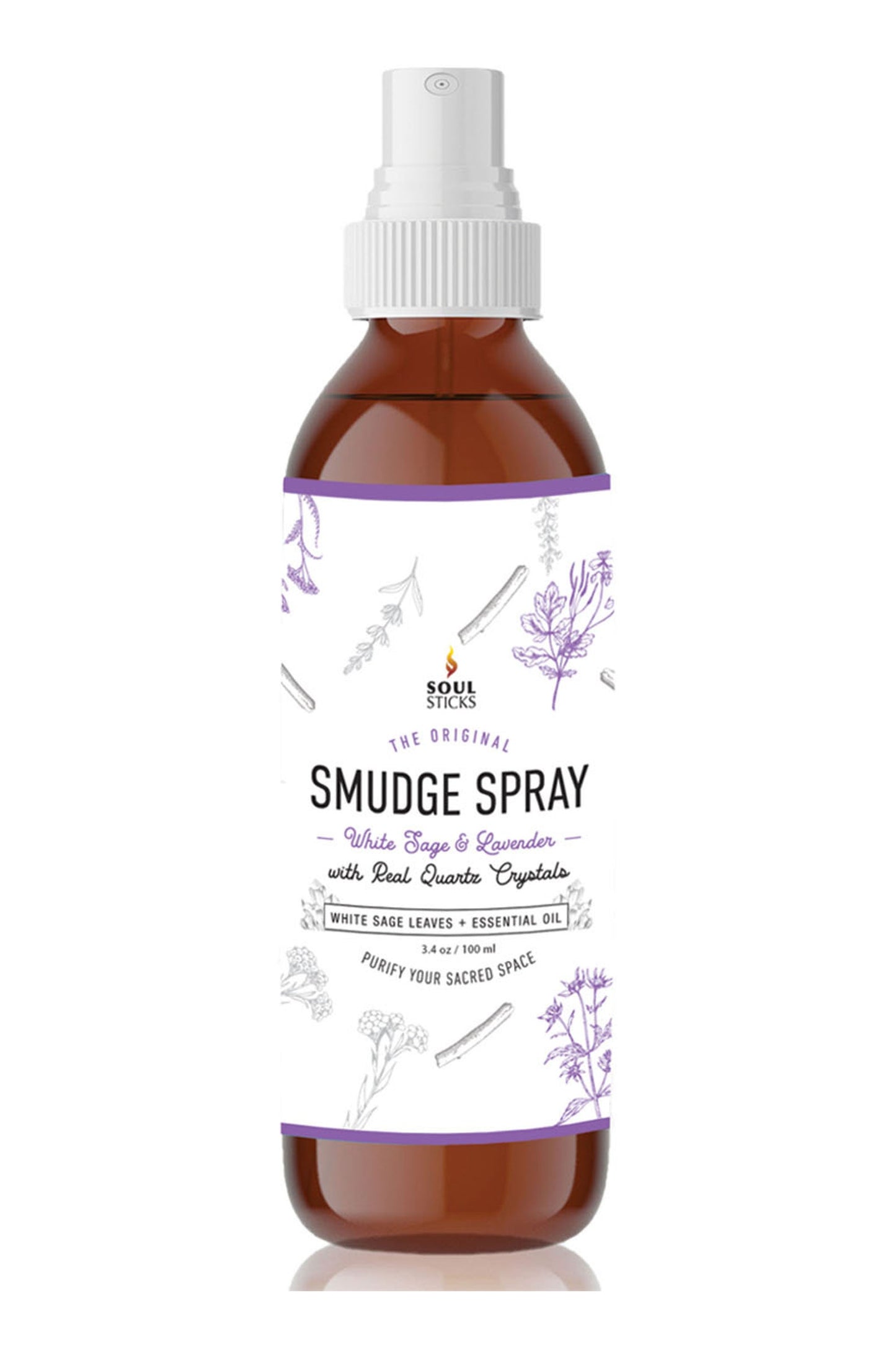 Soul Sticks, White Sage & Lavender Smudge Spray (3.5 OZ)