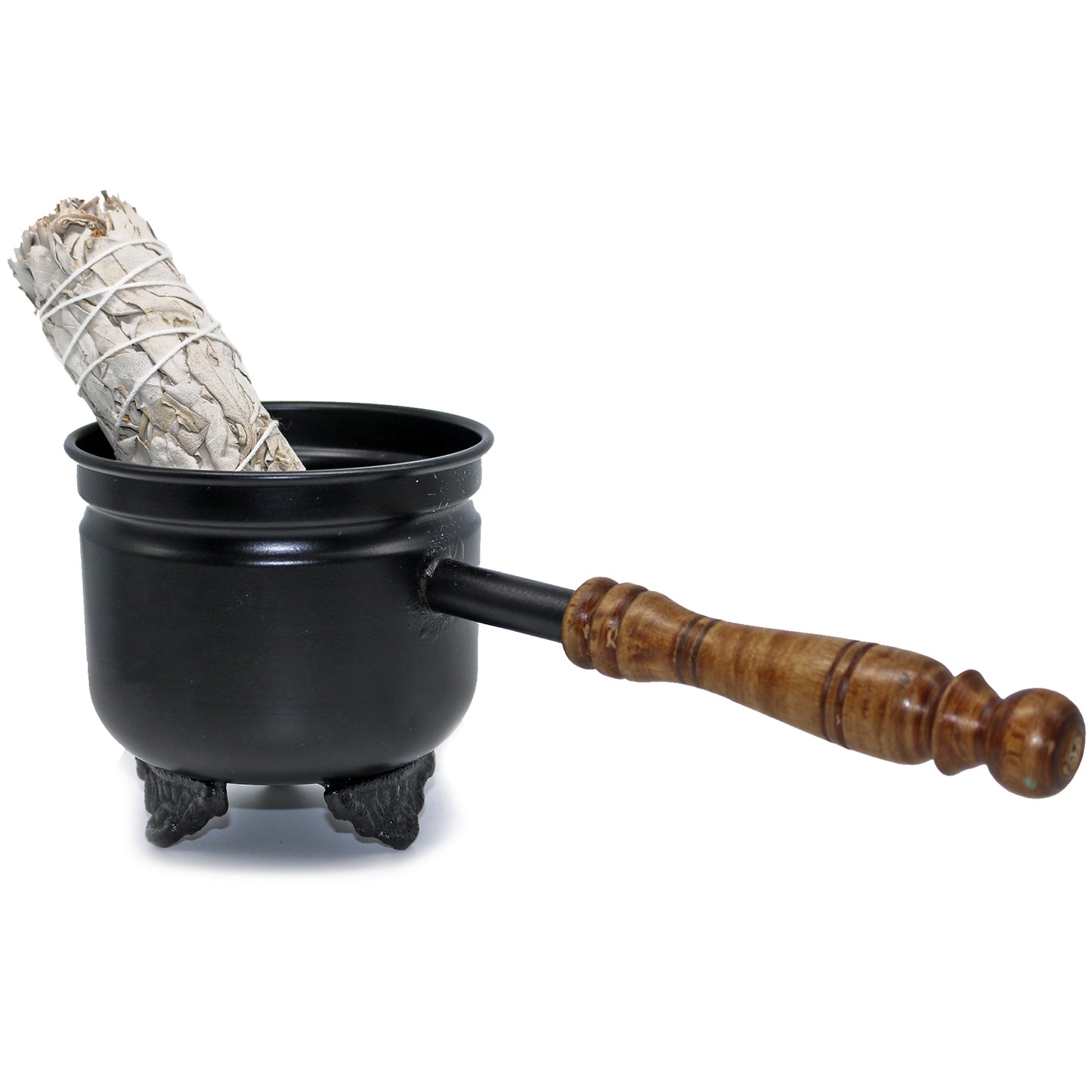 Pentacle Smudge Pot Burner with Handle