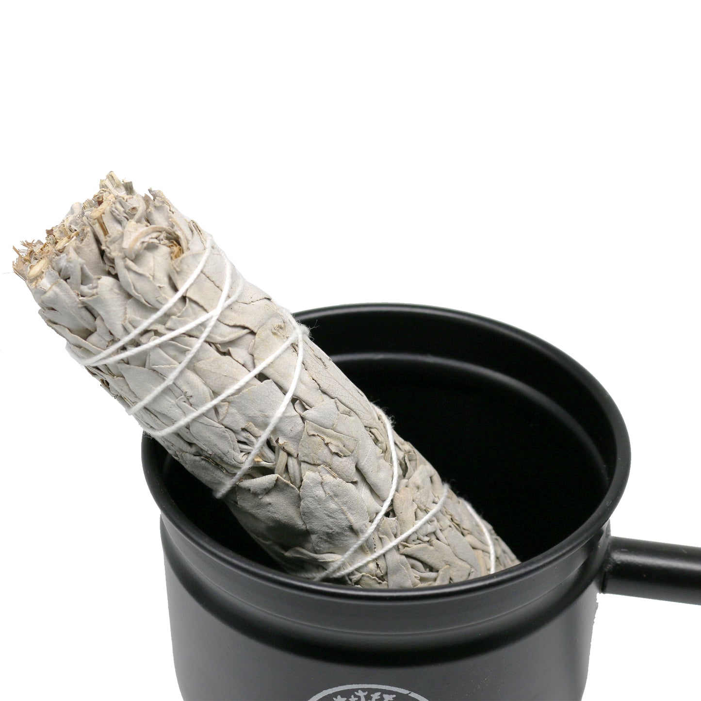 Flower of Life Smudge Pot with Handle